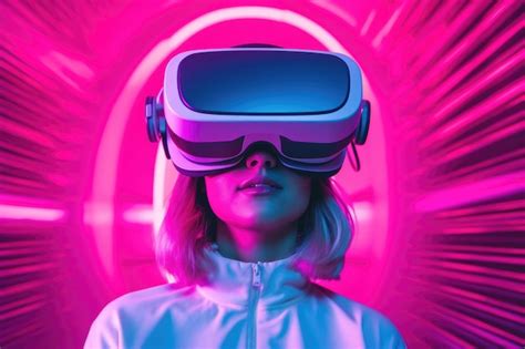 Persona usando un visor de RV