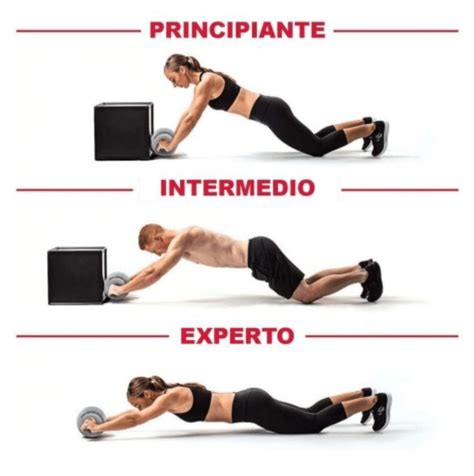 Ejercicios con rueda abdominal