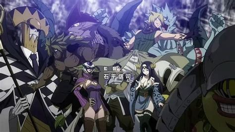 Ilustración de los miembros de Fairy Tail contra los demonios de Tártaros