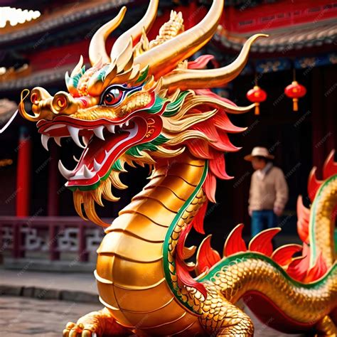 Representación mitológica de un dragón