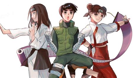 Equipo de Neji, Tenten y Rock Lee en misión