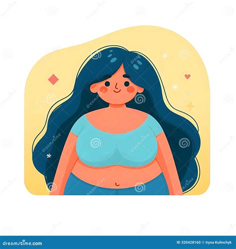 Ilustración de personajes femeninos con curvas voluptuosas