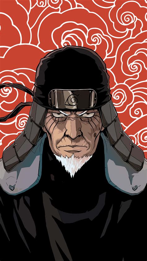 Asuma Sarutobi con el Tercer Hokage