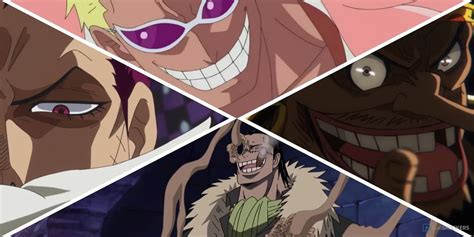 Collage de villanos de One Piece