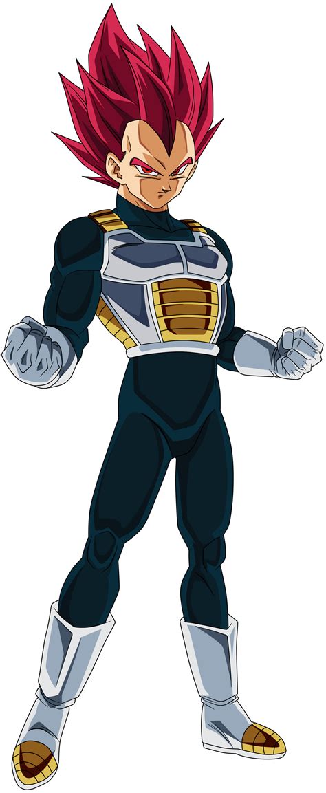 Vegeta en estado Super Saiyan God
