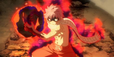 Natsu enfrentándose a Wally