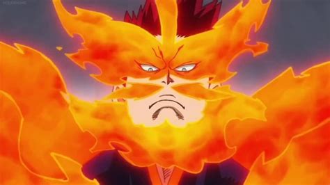 Shoto Todoroki con su ojo izquierdo vendado y su padre Endeavor.