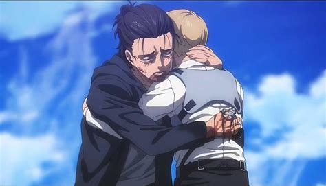 Armin despertando y hablando con Eren