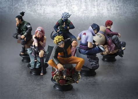 Variedad de líneas de figuras de Naruto