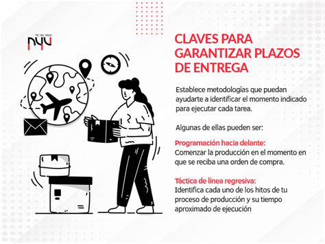 Tabla comparativa de plazos de entrega