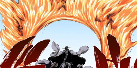 El Capitán Comandante Yamamoto desatando su Shikai, Ryūjin Jakka