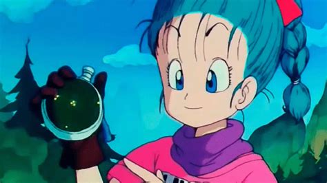 Bulma con las Esferas del Dragón