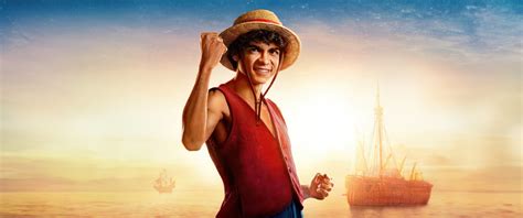 Primer plano de Iñaki Godoy como Monkey D. Luffy