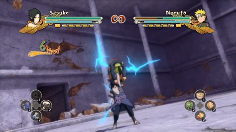 Sasuke Uchiha ejecutando la Ráfaga de Leones