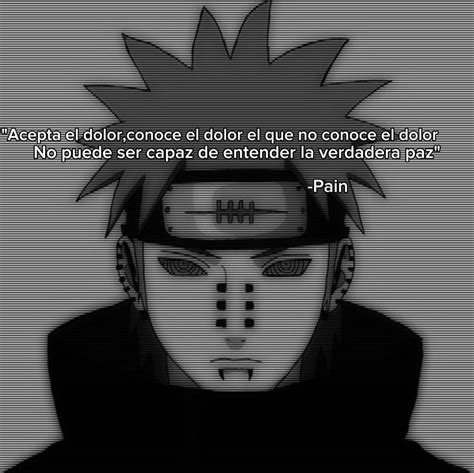 personajes de Naruto reflexionando sobre el dolor