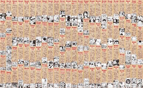 Ilustración oficial con momentos clave de los primeros 1000 capítulos de One Piece