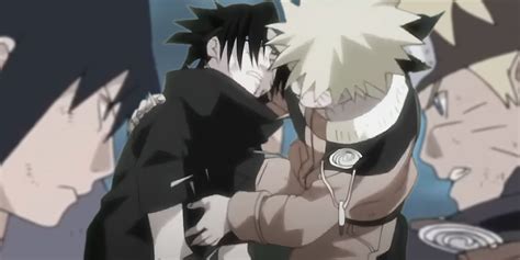 Naruto y Sasuke en una escena de confrontación