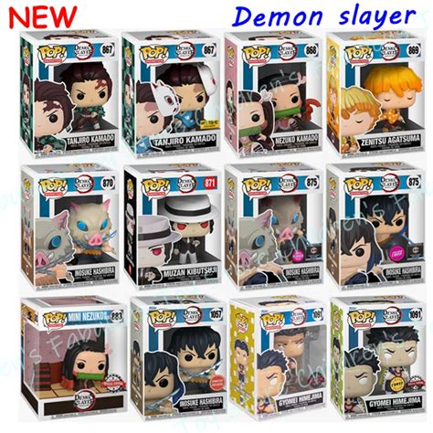 Colección completa de Funko Pop de Demon Slayer
