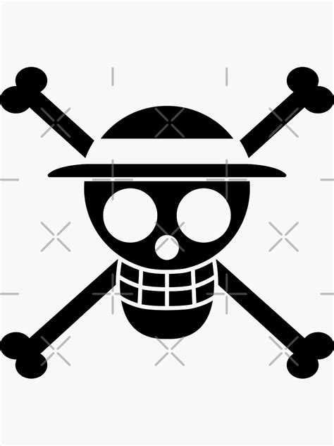 Diseño de la Jolly Roger de los Sombrero de Paja