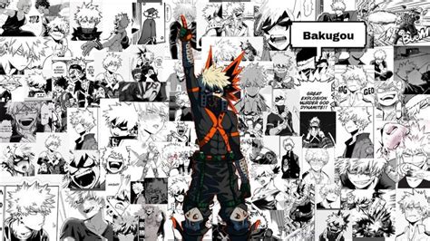 Colección de fondos de pantalla de Bakugou en diferentes poses