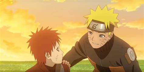 Gaara y Naruto compartiendo un momento de amistad