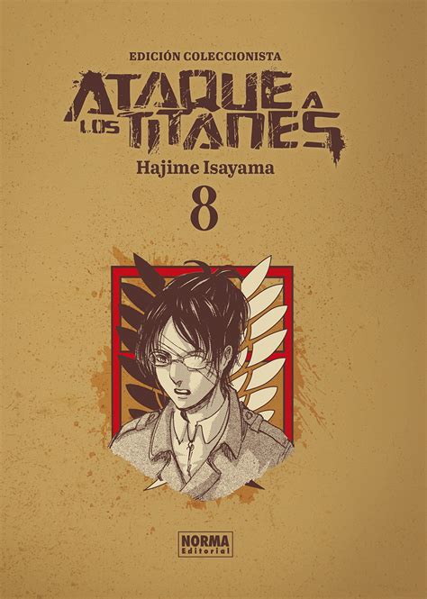 Portada de la edición coleccionista de Ataque a los Titanes 8