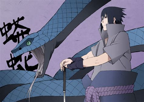 Sasuke Uchiha invocando a Aoda