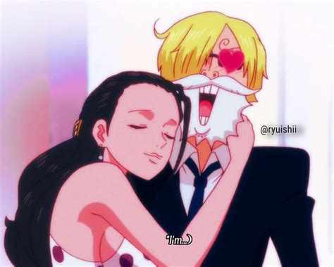 Violet golpeando a Sanji