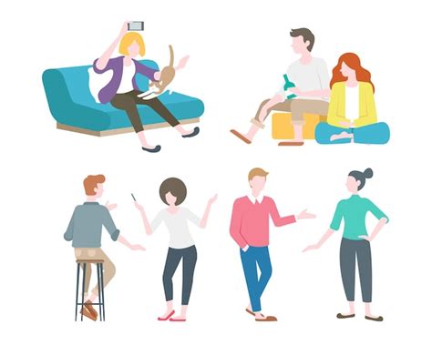 Ilustración de Ban interactuando con otros personajes