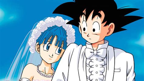 Ilustración de Bulma y Goku juntos