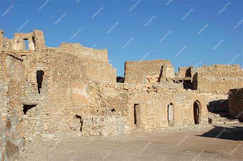 Ruinas antiguas en el desierto