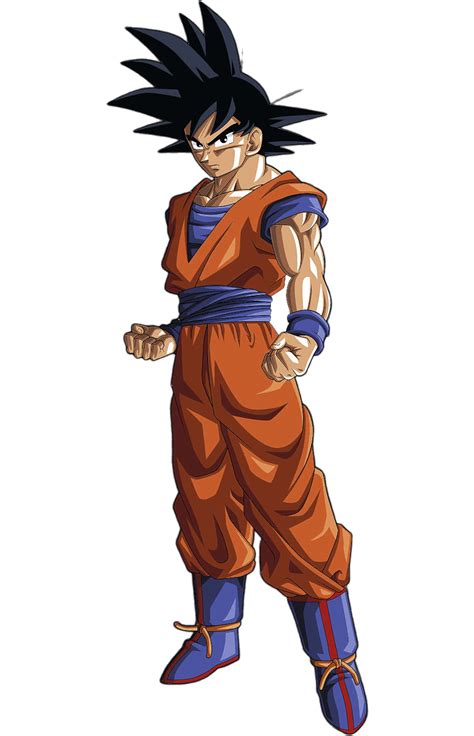 Ilustración de Goku con una Bola de Dragón