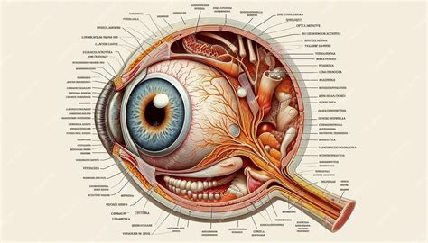 Diagrama de un ojo Byakugan con venas resaltadas