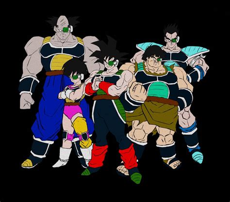 Ilustración de los miembros del Equipo Bardock