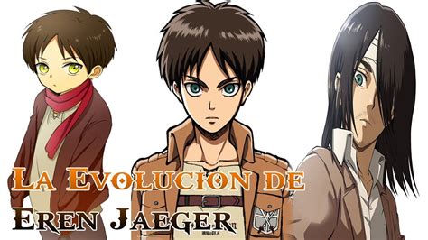 Gráfico de la evolución de Eren Jaeger