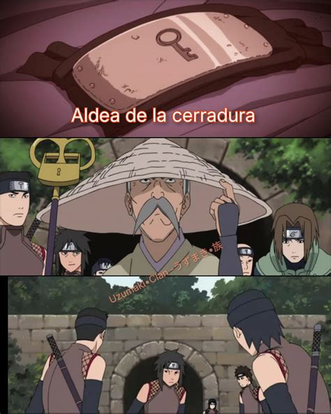 Los ninjas protegiendo su aldea