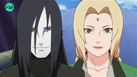 Orochimaru ayudando a Tsunade