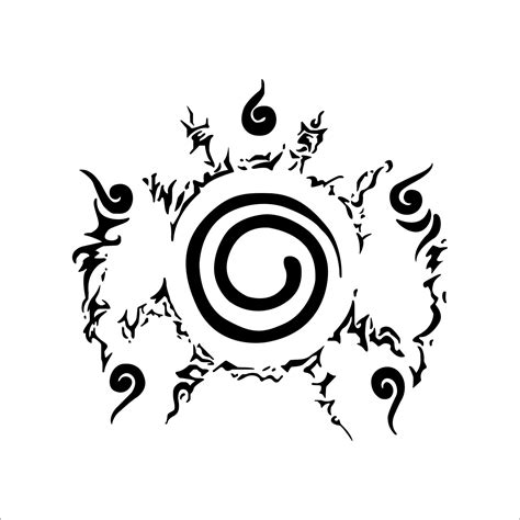 Naruto y Kurama en su forma de Sello de Chakra