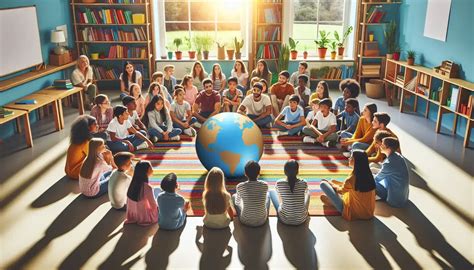 Estudiantes en un entorno escolar con elementos sobrenaturales
