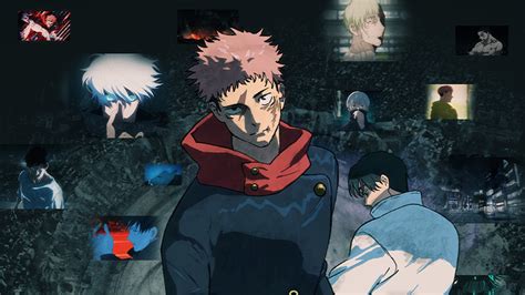 Representación de las dos realidades en Jujutsu Kaisen: la ordinaria y la oculta.