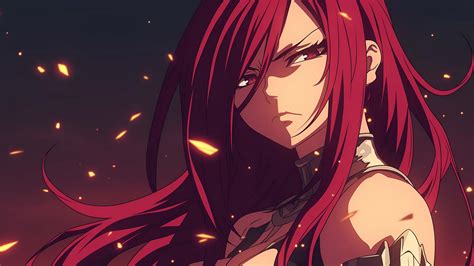 Ilustración de Erza y Irene en combate