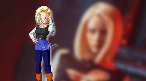 Androide 18 con su atuendo icónico