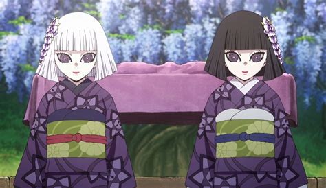 Kiriya Ubuyashiki y sus hermanas, Kuina y Kanata, en una escena de la película 