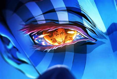 Tanjiro entra al Mundo Transparente para vencer a Akaza en la película 