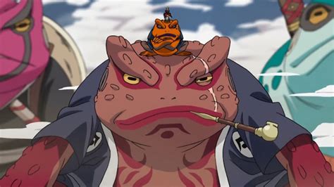 Jiraiya y los sapos Ma y Pa