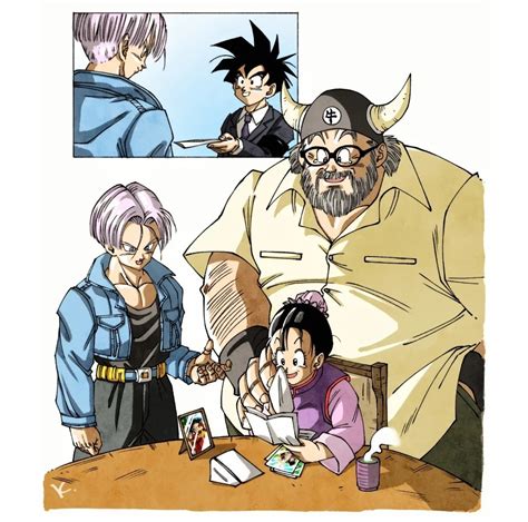 Trunks Xeno interviniendo en la batalla de Gohan contra los Androides
