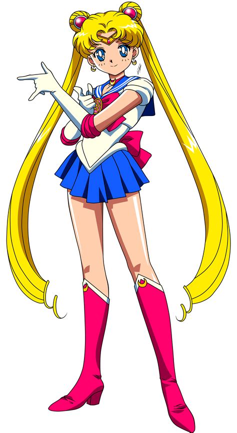 Sailor Moon en pose de ataque