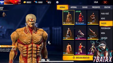 Personajes de Attack on Titan en Free Fire