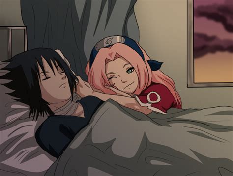 Sasuke en el hospital, observando a Sakura y Naruto