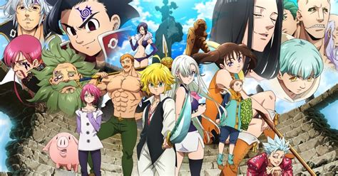 Personajes de Nanatsu no Taizai en batalla